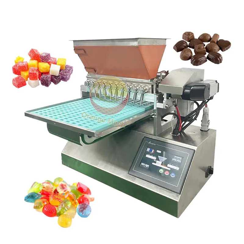 Goedkope Handgedreven Gecoate Chocoladeballen Maken Kleine Volautomatische Desktop Gummy Zoete Deposant