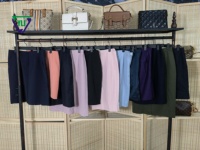 Grosir Rok Kantor Wanita Polyester Bekas, Pakaian Wanita Second Hand, Dress Pendek untuk Kantor Bisnis