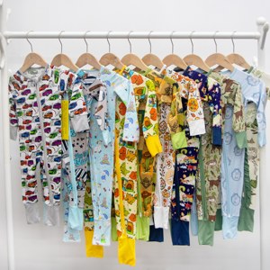 <span class=keywords><strong>Pigiama</strong></span> per Bambini Weiwei in <span class=keywords><strong>2</strong></span> <span class=keywords><strong>Pezzi</strong></span>, <span class=keywords><strong>Pigiama</strong></span> in Bambù per Neonati, Tutina Personalizzata con Stampa, Abbigliamento da Notte in Maglia per Neonati e Lattanti - Product Image 1