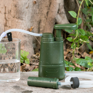 Miniwell Portable Outdoor Water Filter <b>Manual</b> <b>Pump</b> Compact Emergency Purifier - Product Image 1