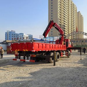 Camion grue à bras articulé Dongfeng K5 6x4 12 tonnes pour le levage et le transport de matériaux de construction et d'ingénierie - Product Image 2