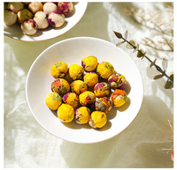 Thé en fleurs Dragon Balls en fleurs, fleurs séchées naturelles chinoises faites à la main, format mini, emballage en bouteille, marque privée, thé aromatisé, vente en gros