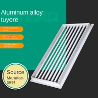 Zhujianghangze Systèmes de climatisation centrale en alliage d'aluminium, à simple ou double couche, étanches à la pluie, avec persiennes et gaine de ventilation, Chine