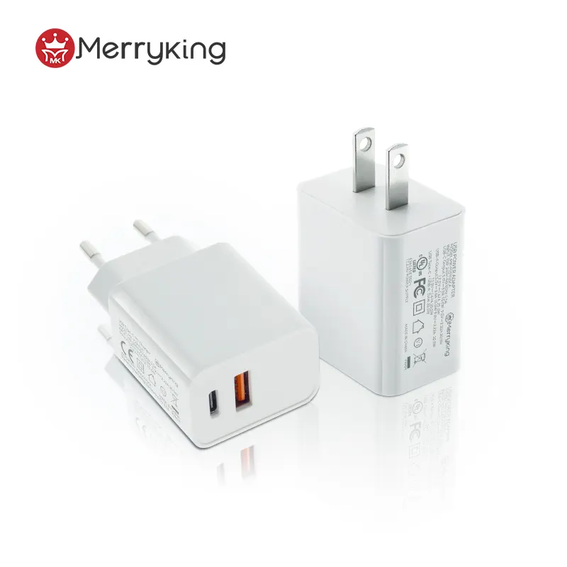 Nieuwkomers 12V 2. 5a 4.5V 5a Eu Plug Ce Emc Usb Lader Laptop Oplader Oplader Eu 30W Voor Samsung Iphone Xiaomi Huawei