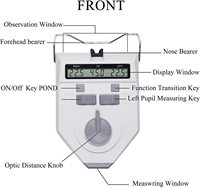 Pupilomètre numérique optique 45-82mm, pupillmètre Pd mètre pupillaire distancemètre Instrument optique approuvé Ce