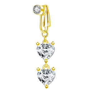 Anneaux de <span class=keywords><strong>nombril</strong></span> Non <span class=keywords><strong>Piercing</strong></span> en forme de coeur Zircon Non percé Faux <span class=keywords><strong>nombril</strong></span> <span class=keywords><strong>Clip</strong></span>-Mode Faux <span class=keywords><strong>nombril</strong></span> Anneaux pour les femmes - Product Image 3