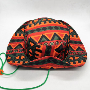 Gorra de pescador de ala ancha plana para exteriores con patrón de impresión personalizado Boonie sombrero de Pesca para el sol sombrero de pescador personalizado - Product Image 2