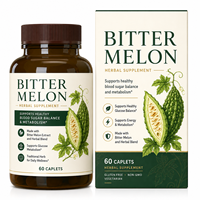 Synergie Botanique Avancée Melon Amer 10:1 avec Picolinate de Chrome 200mcg Soutien Quotidien à l'Équilibre Métabolique ODM Vrac