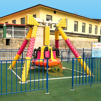 Manège Mini Pendule d'extérieur à LED pour 6 personnes, petite attraction de frisson, équipement de parc d'attractions et de fête foraine, en promotion