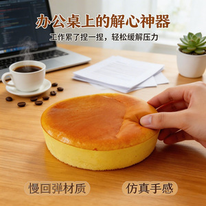 ขนมปังกลมบีบเล่นได้ บีบแล้วคืนตัวช้า ของเล่นคลายเครียด - Product Image 5