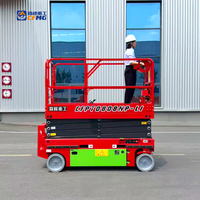 Plateforme élévatrice à ciseaux électrique sur roues CFMG 8m/230KG, autopropulsée, avec certification CE ISO