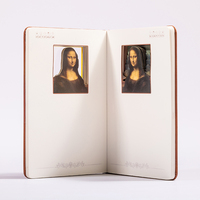 Carnet à couverture rigide en cuir 3D personnalisé OEM, 60 pages, impression UV, couverture personnalisée, gravure de nom, premium, graduation, entreprise