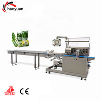 Machine d'emballage automatique horizontale Haoyuan HY-680, nouveau modèle, pour sacs de fruits et légumes frais, idéale pour les salades.