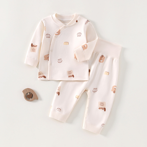 Conjunto de Ropa para Bebé Recién <span class=keywords><strong>Nacido</strong></span> Ka Ka Bear Spring, Unisex, 2 Piezas, Algodón, Cuello Redondo Informal, Estampado de Dibujos Animados, Pantalones Largos Transpirables - Product Image 4