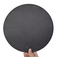 Disque abrasif en carbure de silicium noir imperméable de 4,5 pouces (115 mm), dureté moyenne, haute qualité, utilisation humide/sèche, sans trou, pour l'automobile