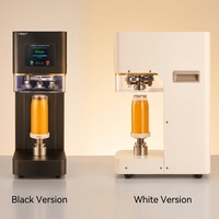 Scelleuse de boîtes entièrement automatique avec plage de 150-1000 ml, hauteur de pot de 30-200 mm, machine à sceller les gobelets en plastique pour café et thé
