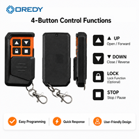 Télécommande OREDY 433 MHz pour ouvre-porte automatique, système de motorisation pour portes coulissantes et battantes