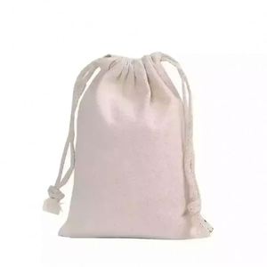 Bolsa de Regalo de Lona de Muselina de Algodón Orgánico con Asa de Cuerda de Algodón, Bolsa con Cordón para Secador de Pelo, para Joyería - Product Image 2