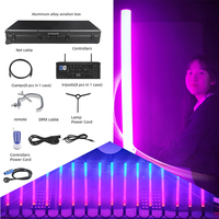 Igreslite 8 pièces sans fil DMX Artnet 360 Pixel LED Tube ensemble étanche 1.2M batterie Pixel Tube lumière de scène