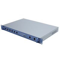 Boîtier de commande électronique en tôle profilée extrudée en acier galvanisé/alliage d'aluminium sur mesure 1U, indice de protection IP54