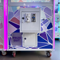 Machine à griffes en bois sur mesure pour enfants, avec paiement par jeton, QR code et paiement par carte, attrape-peluches, machine de jeu d'arcade et distributeur de prix