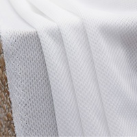 Tissu effet œil-de-perdrix 100 % acrylique, épais, style moderne, séchage rapide, pour maillot de sport d'entraînement à manches courtes