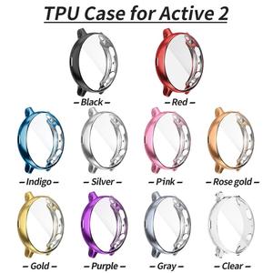 Ultra-mince galvanoplastie TPU étui de protection en plastique protecteur d'écran à couverture complète pour <span class=keywords><strong>Samsung</strong></span> pour Galaxy <span class=keywords><strong>Watch</strong></span> <span class=keywords><strong>Active</strong></span> <span class=keywords><strong>2</strong></span> 40mm - Product Image 3