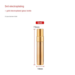 Travel Transparent Glass Perfume <strong>Atomizer</strong> 10ml Empty Spray Bottle with Screen Printing Cosmetic Container for Perfume - Product Image 3