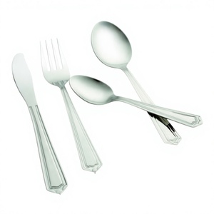 Ensemble de couverts et de vaisselle de restaurant sur mesure, qualité alimentaire, métal, argenterie et couverts sur mesure pour cuisines - Product Image 1