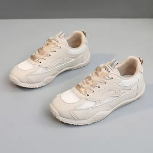 K1503 Chaussures plates de sport confortables pour femmes, chaussures de course en maille respirante pour l'extérieur - Product Image 1