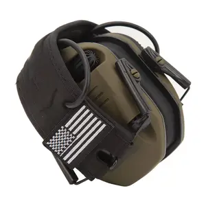 Protector auditivo electrónico inteligente para tiro y caza, auriculares activos para tiro, orejeras, protección auditiva