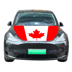 Factory Direct High Quality Car Hood Cover <b>Flag</b> Canada <b>Flag</b> 120*150cm for Engine Decor - Product Image 3