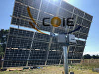 Moteur d'orientation à engrenage à vis sans fin CORESUN de haute qualité pour tracker PV CPV, engrenage droit de précision 0.17, rapport 102:1, SE17 SE21