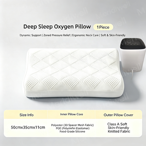 Oreiller Ergonomique pour un Sommeil Profond et Confortable, Soutien Cervical, Couche d'Air en Silicone de Qualité Alimentaire, Tencel - Product Image 2