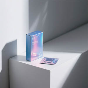 Anpassbarer Kondom karton mit Logo | Umwelt freundliche, individuell bedruckte Kondom-Verpackungs karton, Luxus-Kondom-Geschenk box - Product Image 3