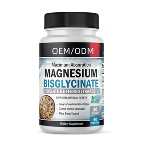 Magiê L-Threonate bisglycinate viên nang não Tập trung sức khỏe cơ bắp hấp thụ cao magiê cho người lớn - Product Image 1