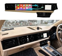 Reproductor de DVD para Auto Doble de 12.3 Pulgadas, Radio Android con Pantalla Táctil, Navegación GPS, Carplay para Porsche Macan con Volante a la Derecha, 2013-2017