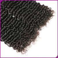 Extensions de cheveux humains brésiliens 12A Deep Wave, 100% vierges non traités, trame de cheveux naturels noirs, extensions de cheveux brésiliens