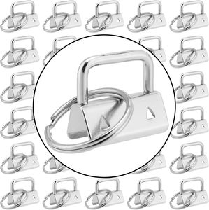 HOZEON Pcs Inch <b>Key</b> Fob Hardware With <b>Key</b> <b>Rings</b> Metal <b>Key</b> Chain Fob Wristlet Bulk <b>Key</b> Lanyard For <b>Key</b> Chain Making <b>Bags</b> Hand Cra - Product Image 1