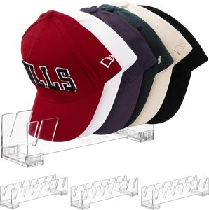 Expositor de Gorras de Béisbol de Acrílico Transparente al por Mayor, Nuevo Diseño Ecológico para Tiendas y Hogares - Product Image 1