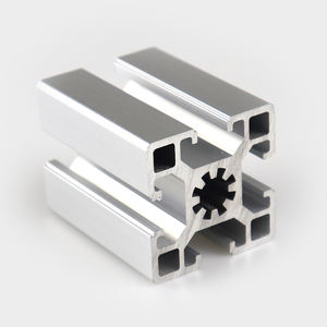 Personnalisé 6061 6063 T5 T6 5050 Fabricant de matériaux de cadre en aluminium industriel T Track V Groove Extrusion 5050 <span class=keywords><strong>Profil</strong></span>é en aluminium - Product Image 1