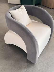 Ensemble table ronde et chaises de luxe léger pour bureau de négociation, réception, salon de beauté, vendu séparément - Product Image 6