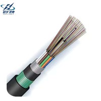 Cable de Fibra Óptica para Entierro Directo OUFU GYTA53, Doble Revestimiento de PE, Impermeable, Cable de Comunicación Subterráneo