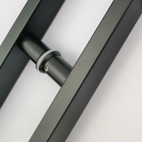 Poignée de porte principale classique noire mate personnalisée en acier inoxydable 304, poignée de tirage pour porte d'entrée, vente en gros d'usine pour villa