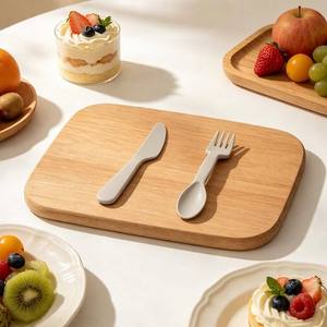 Ensemble de couverts réutilisables en plastique PP bleu, 2 pièces, écologiques, de qualité alimentaire, résistants à la chaleur, cuillère-fourchette et couteau pour steak, dessert, maison, pique-nique - Product Image 2