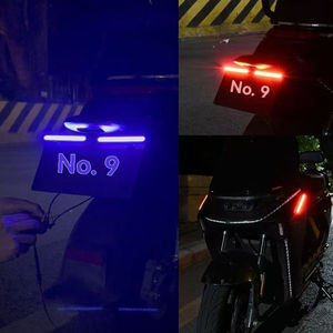 <span class=keywords><strong>Feux</strong></span> de signalisation <span class=keywords><strong>LED</strong></span> pour <span class=keywords><strong>moto</strong></span>, 24SMD 12V, blanc et jaune, <span class=keywords><strong>bande</strong></span> <span class=keywords><strong>LED</strong></span> pour <span class=keywords><strong>moto</strong></span>, <span class=keywords><strong>feux</strong></span> arrière, <span class=keywords><strong>feux</strong></span> de freinage - Product Image 2