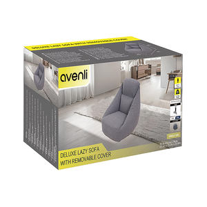 Fauteuil gonflable moderne de luxe, canapé relax avec housse amovible et pompe manuelle - Product Image 6