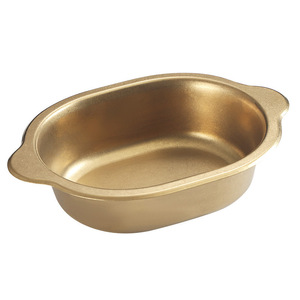 Stainless Steel Oval Bowl With Wide Handles For Hotel Meals And Party Use - Product Image 3