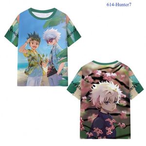 18 Designs HUNTER GON FREECSS Killua Zoldyck T-shirt en soie de lait pour femmes, chemises d'anime pour hommes et enfants - Product Image 2