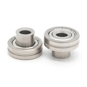 ตลับลูกปืนเม็ดกลมร่องลึกแบบไม่ได้มาตรฐาน วงแหวนด้านในแบบมีร่อง วงแหวนด้านนอกแบบมีร่อง สำหรับล้อกระเป๋าเดินทาง ลูกกลิ้งเคลือบยาง C3 - Product Image 2